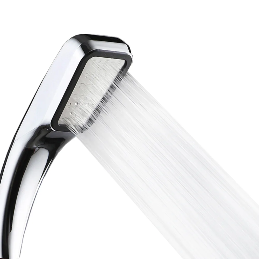 300 Tiny Holes High Pressure Water Booster Saving Square Shower Head
