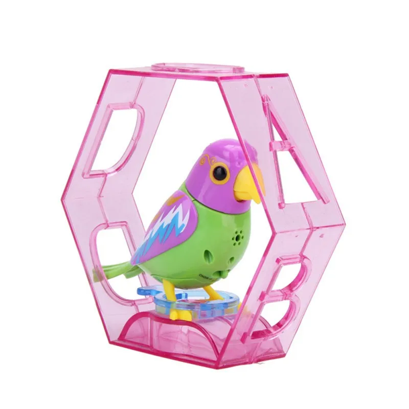 

2018 Hot Sales 20 Songs Singing intelligent Sound Control Music Toy Birds Random Color Kids Children Electric Toy
