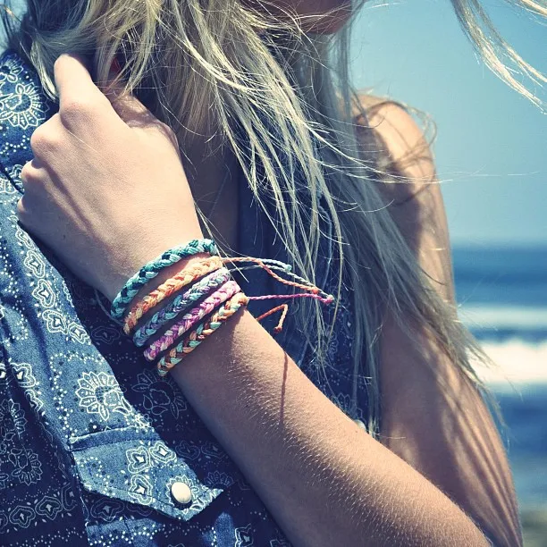 2016-Top-Aliexpress-jewelry-Pulseras-Romantic-Metal-Tag-bracelets-for-women-braided-rope-cord-string-bracelet