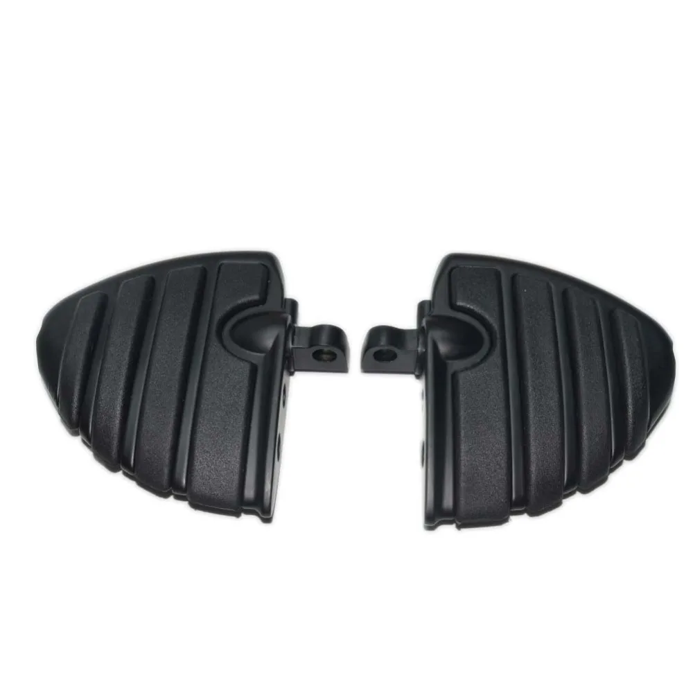 

Motorcycle Part Chrome Black Wing Shape Foot pegs Footpegs Footrest For Harley Davidson Softail Sportster Dyna Touring