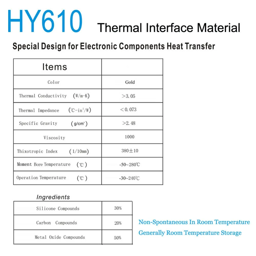 Halnziye hy610-cn10 10 г Термальность термопасту радиатора Интерфейс Материал для Процессор GPU LED Электронный Компоненты Скребки