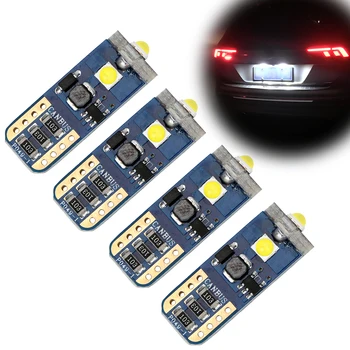 

4Pcs/set Reading Light T10 3030 3SMD Car Styling LED Car Parking Lights License Plate Light Car Width Lamp Signal Lamp