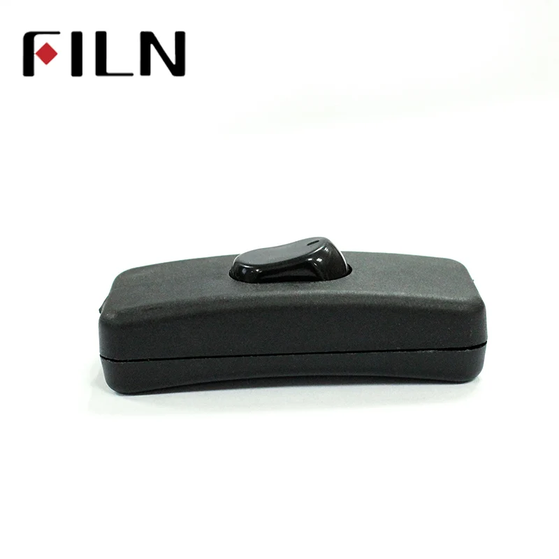 Universal Switches AC 110-250V 2A Inline Lighting Lamp Plastic In Line Cord Rocker Switch (2)