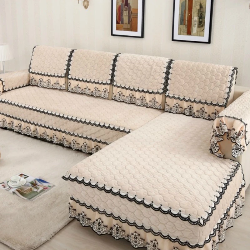 

Multi-size Simple Design Sofa Cover with 4 Colors Solid Couch Cushion for Living Room Free Shipping
