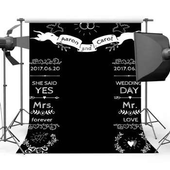 

Mehofoto Black Board Backdrop for Photography Birthday Party Background for Photo Studio Props Custom Pa-017