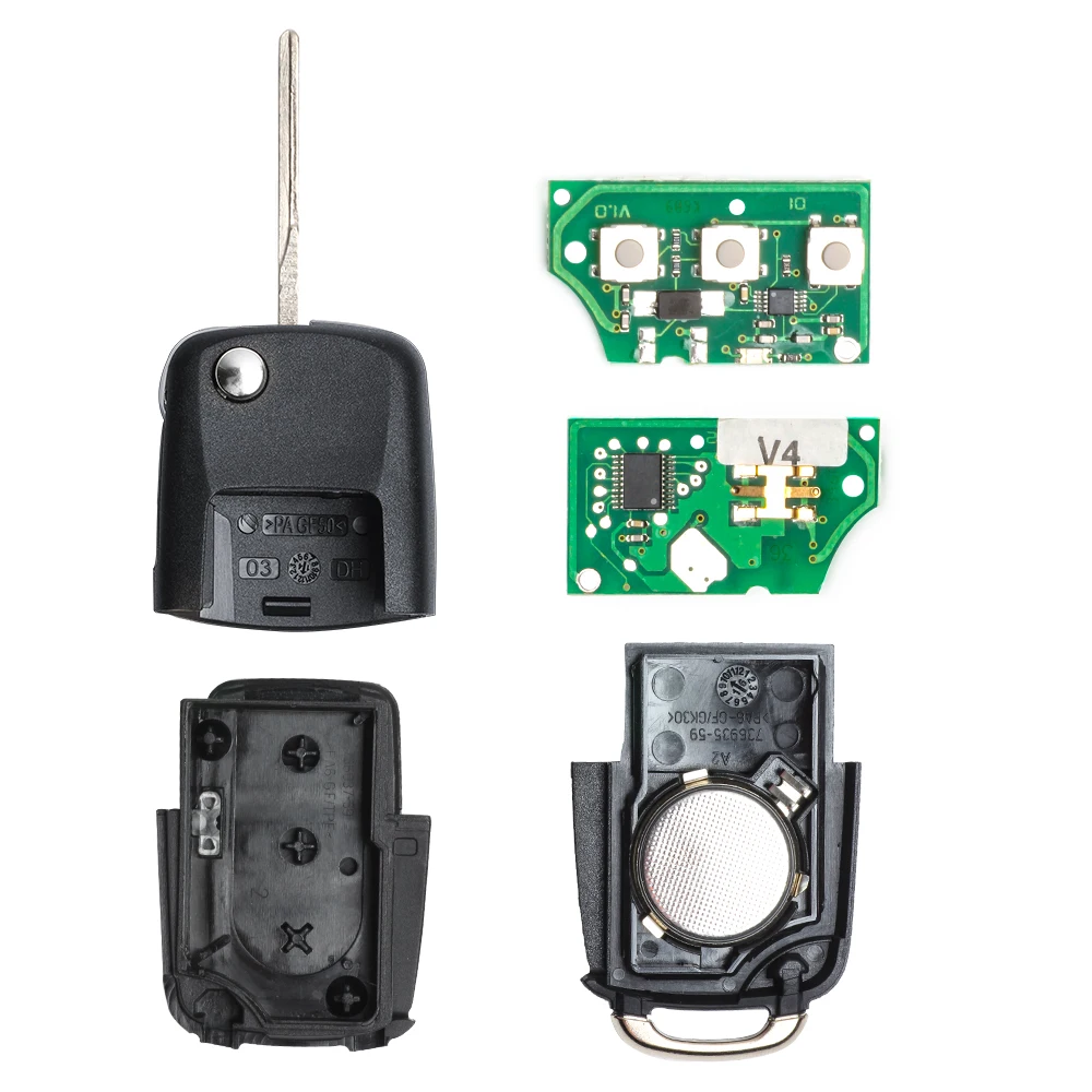 Дистанционный брелок без ключа 434 МГц ID48 3 кнопки для VW Caddy Eos Golf Jetta Sirocco Tiguan Skoda Octavia