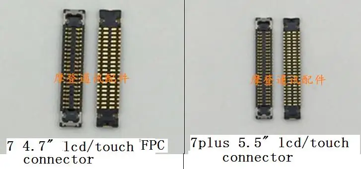 10 шт/для iphone 7 7plus LCD сенсорный дигитайзер fpc разъем на motheboard | Мобильные телефоны и