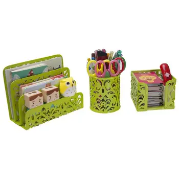 

3PC Office Desk Tidy Organiser Set Home Office Storage