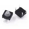 100PC 8X8X5mm Tact Switch 8*8mm 8*8*5mm DIP Plastic buttons feel good silicone button switch touch switch DIP-4 ► Photo 1/3
