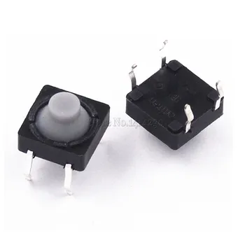 

100PC 8X8X5mm Tact Switch 8*8mm 8*8*5mm DIP Plastic buttons feel good silicone button switch touch switch DIP-4