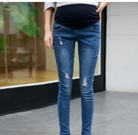 Размер m-xxl, джинсы для беременных, обтягивающий с высокой талией, штаны для беременных женщин, брюки для беременных, Одежда для беременных