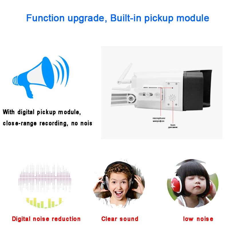  5MP/3MP 4pcs Array LED H.265 ICsee 25fps 128G ONVIF Two-Audio Onvif Waterproof WIFI Wireless IP Cam - 33058358841