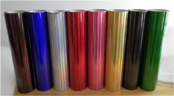 

Free shipping 1 sheet 10"x40"/25cmx100cm Laser colorful PVC Heat Transfer Vinyl Heat Press T-shirt Iron On HTV Printing SALE!