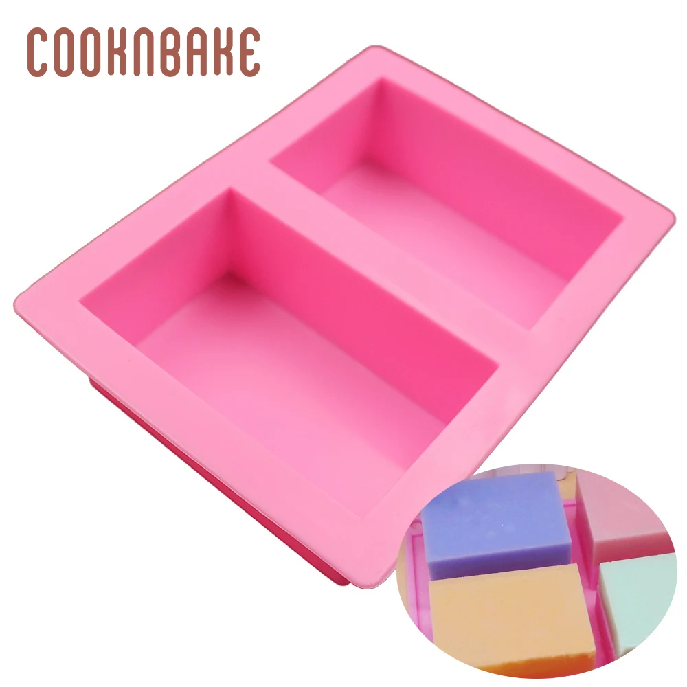 COOKNBAKE квадратная силиконовая форма для мыла ручной работы силиконовая форма для выпечки хлеба, тостов, тортов, кондитерских изделий овальная форма для пудинга и желе - Цвет: CDSM-014