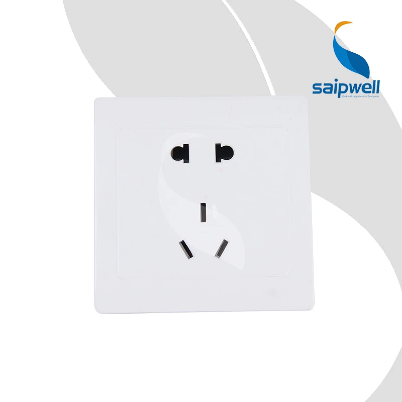 

250V 10A Plastic Power Socket / 2 Gang Wall Socket / Multifunction Socket Panel (SP-E20-14)
