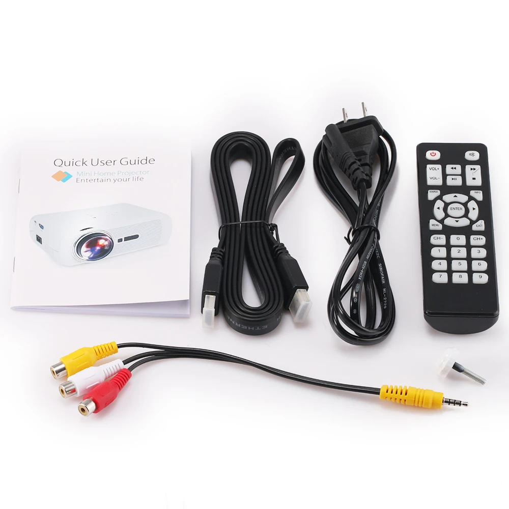CRENOVA XPE460 Самая низкая цена для Full HD 1080 P видео проектор с HDMI VGA AV USB интерфейсы