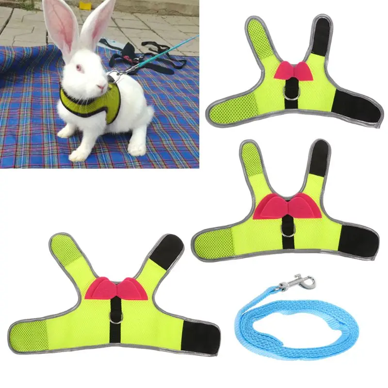 

Rabbit Leash Lead Vest Small Animals Mesh Hamster Outdoor Harnesses
