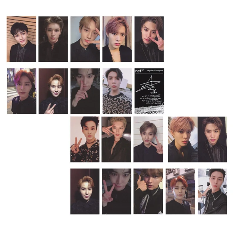 10 шт./компл./NCT DREAM NCT127 альбом прозрачная Фотокарта регулярные-нерегулярные карты самодельные карты фотокарты бумажные карты