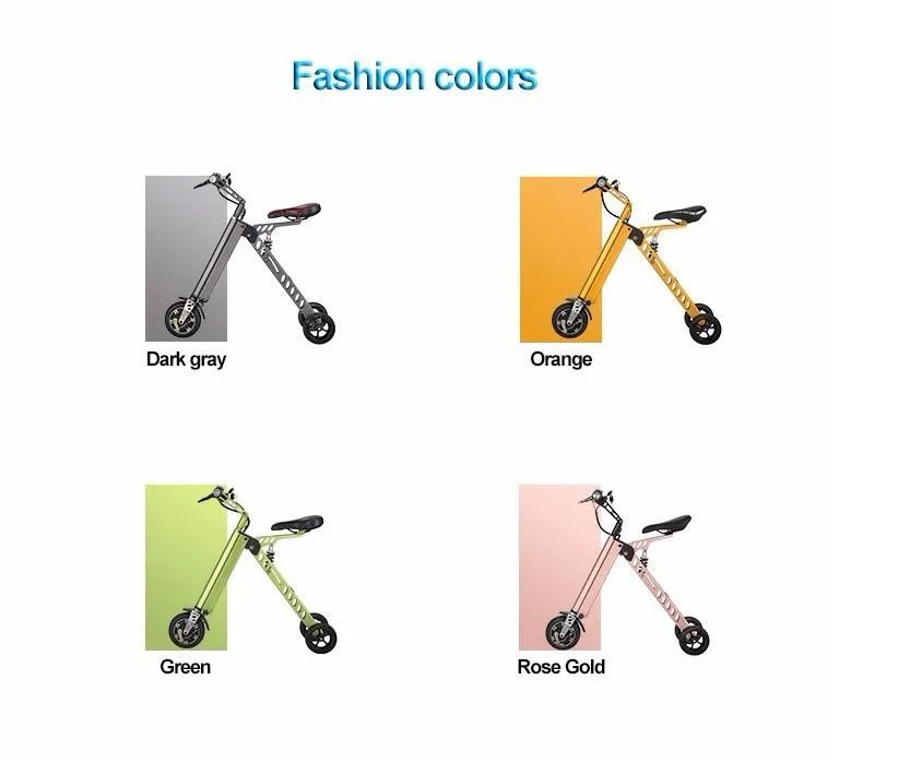 Sale 3 Wheel Foldable Electric Scooter Portable Mobility folding electric bike lithium battery bicycle electric bicycle 16