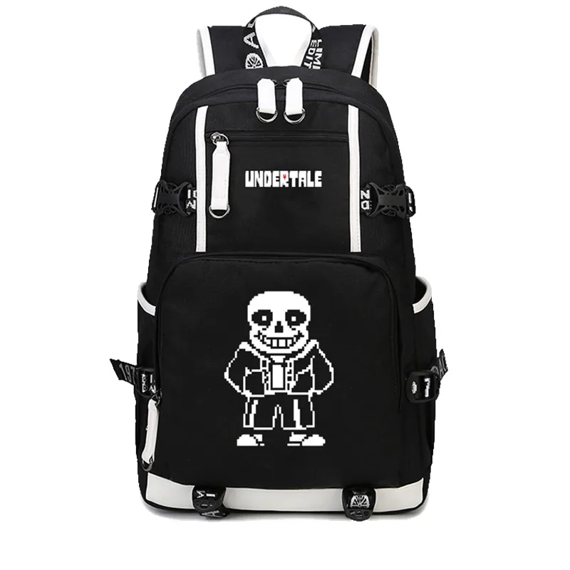 

Game Undertale Frisk/Toriel/Sans pixel Skeleton Printing Backpack School Bags boys Girls men Women Shoulder Bags