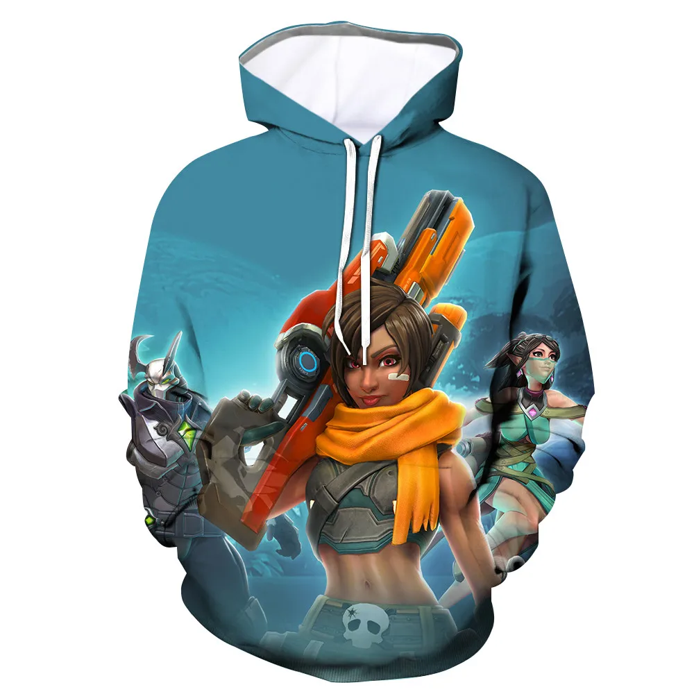 Горячая игра модный дизайн 3D печатных мужчин с капюшоном балахон Paladins Чемпионы