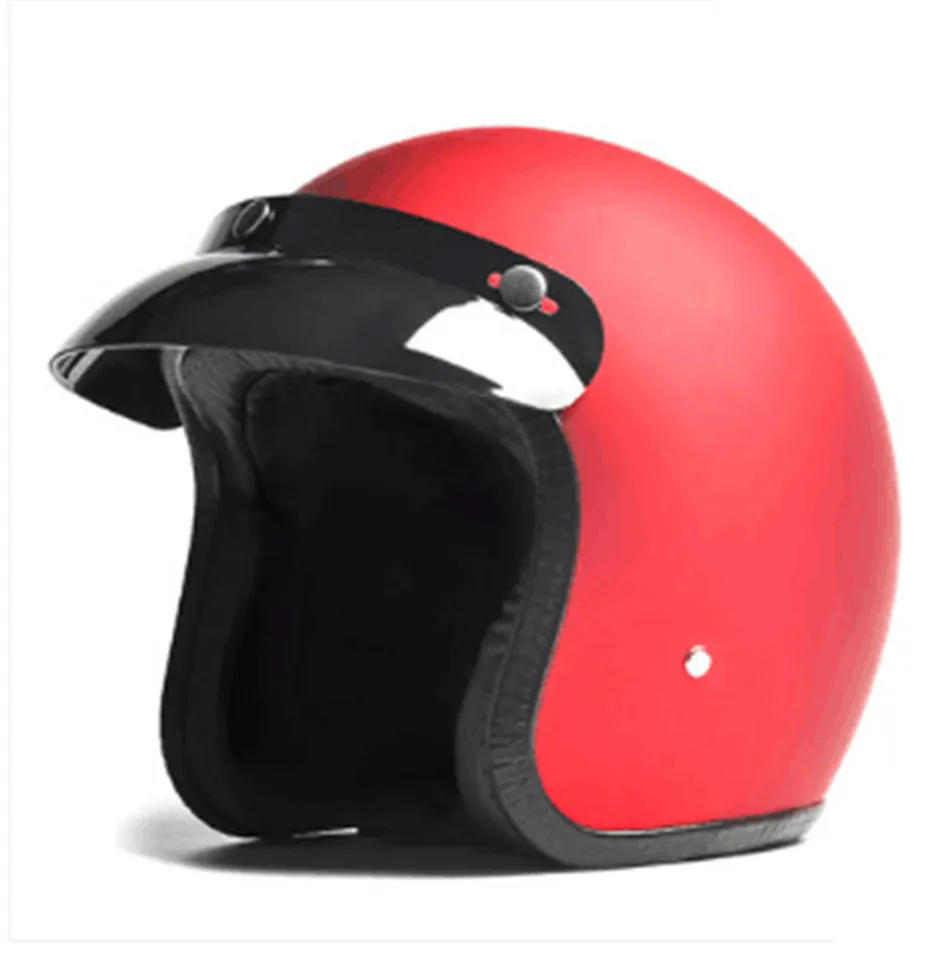 

Universal Motorcycle Helmet Harley Retro Open Face Cold Protection Safe Riding Scooter Headpiece