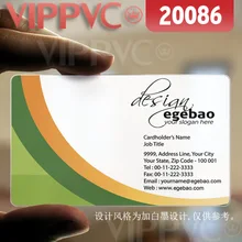 20086 визиток creator-матовые лица прозрачная карта тонкий 0,36 мм