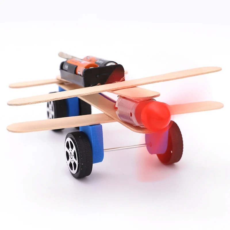Дерево физика игрушка-планер самолеты ветром вперед тесты модель самолета DIY Материал сборки