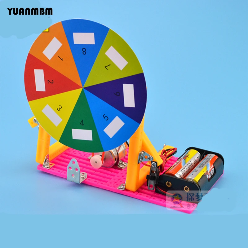 Colorful turntable model/scientific physics experimental Educational toys/DIY technology