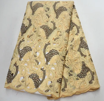 

Newest African Cotton Swiss Voile Lace Fabric 2018 Latest High Quality 100% Swiss cotton Lace Fabric