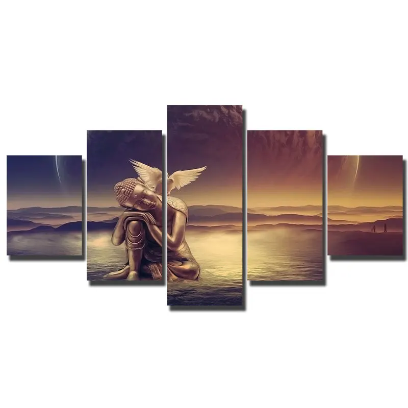 

Artryst Buddha altar baby room living room decoration paintings canvas printed Serene Buddha wall poster picture decor WY253