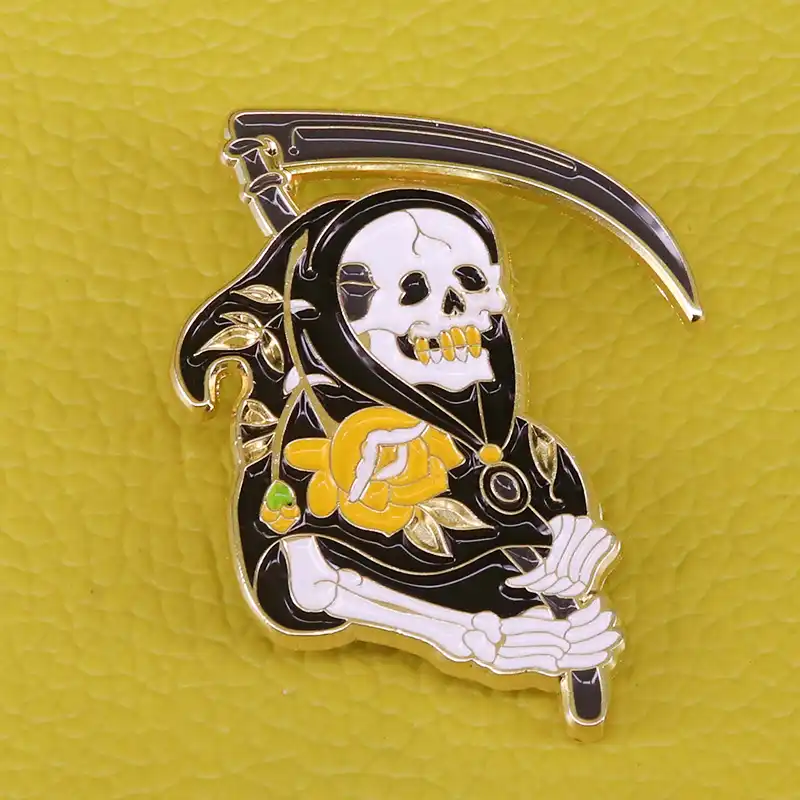 バンクシー死神ゴスピンバッジオカルトブローチ Brooches Aliexpress