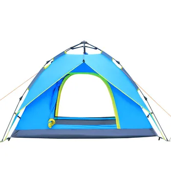 

snowshine3 YLSW Double Layer Rain-proof Automatic Folding 3-4 Person Outdoor Hiking Camping Tent