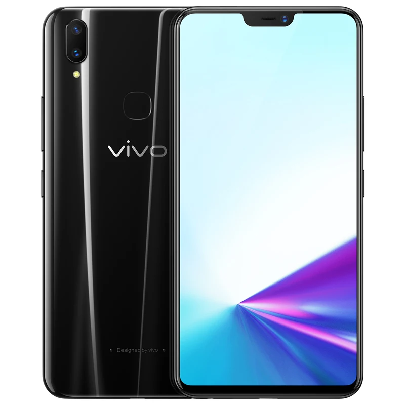Vivo Z3x мобильный телефон Android 9,0 4G LTE Snapdragon 660 Восьмиядерный инфракрасный Телефон для лица 16MP AI - Цвет: Черный