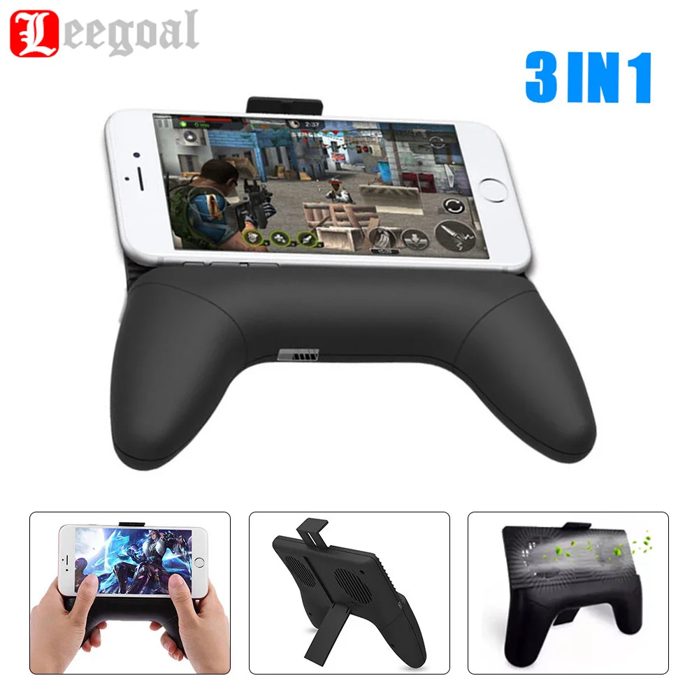 LEEGOAL NH08 Cell Phone Radiator Handle Universal Mobile Phone ABS Cooler Game Controller Pad Clamp Clip Mount Support Charging LEEGOAL NH08 Cell Phone Radiator Handle Universal Mobile Phone ABS Cooler Game Controller Pad Clamp Clip Mount Support Charging