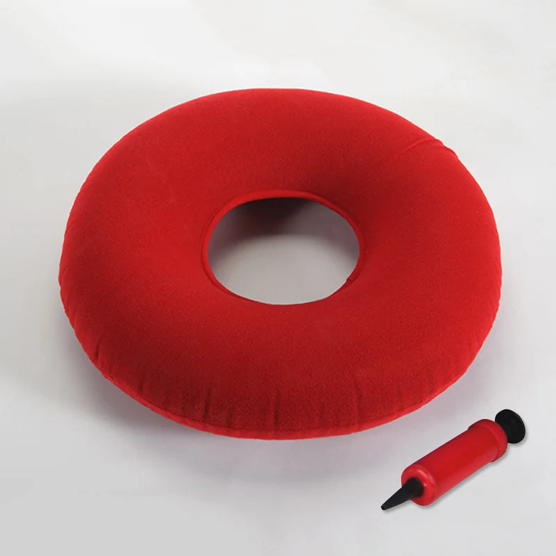 Inflatable Ring Round Pillow Chair Pad Hip Support Medical Hemorrhoid Seat Massage Cushion with Pump MSU99 |