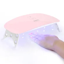 SUNUV Nail Dryer SUNmini2 Plus UV LED Lamp15Leds Curing Thumb Nail Manicure Pedicure Faster USB Charge Europe Adapter