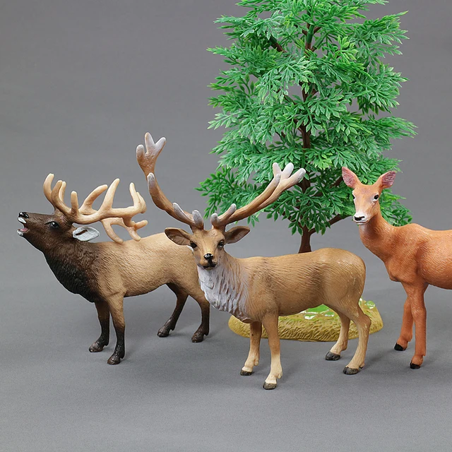 Hot toys for childrensimulation of wild animal toy models,deer,PVC
