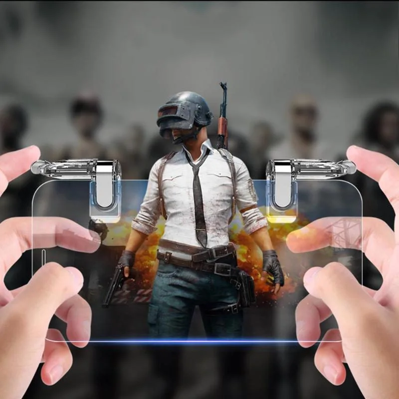 

PUBG Mobile l1r1 shooter controller button joystick gamepad for android smart phone for iphone universal phone game trigger fire