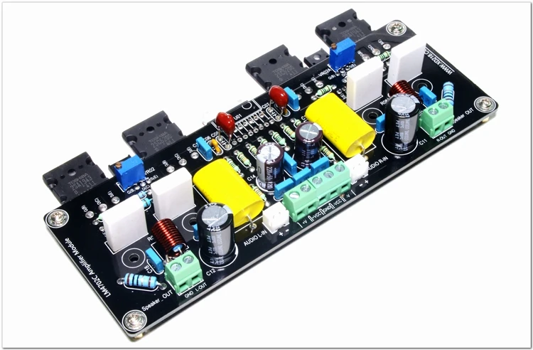 

1pcs Top quality Double Channels LM4702+2SA1943+2SC5200 Audio power Amplifier AMP Board without Radiator