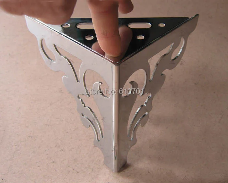 

4.7" 120mm Set Metal Furniture Cabinet Legs Bed Tea Table Chair Sofa Leg Feet 4pcs