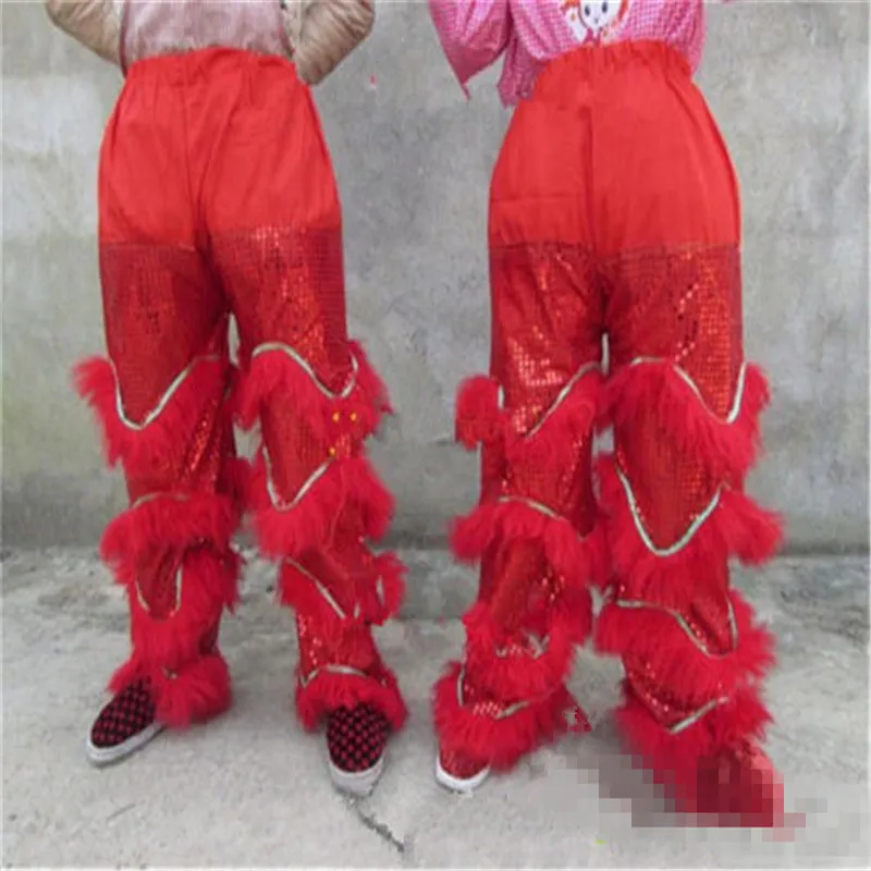 Advertising Chinese Lion Dance Costume Pants Festival Pants New Year