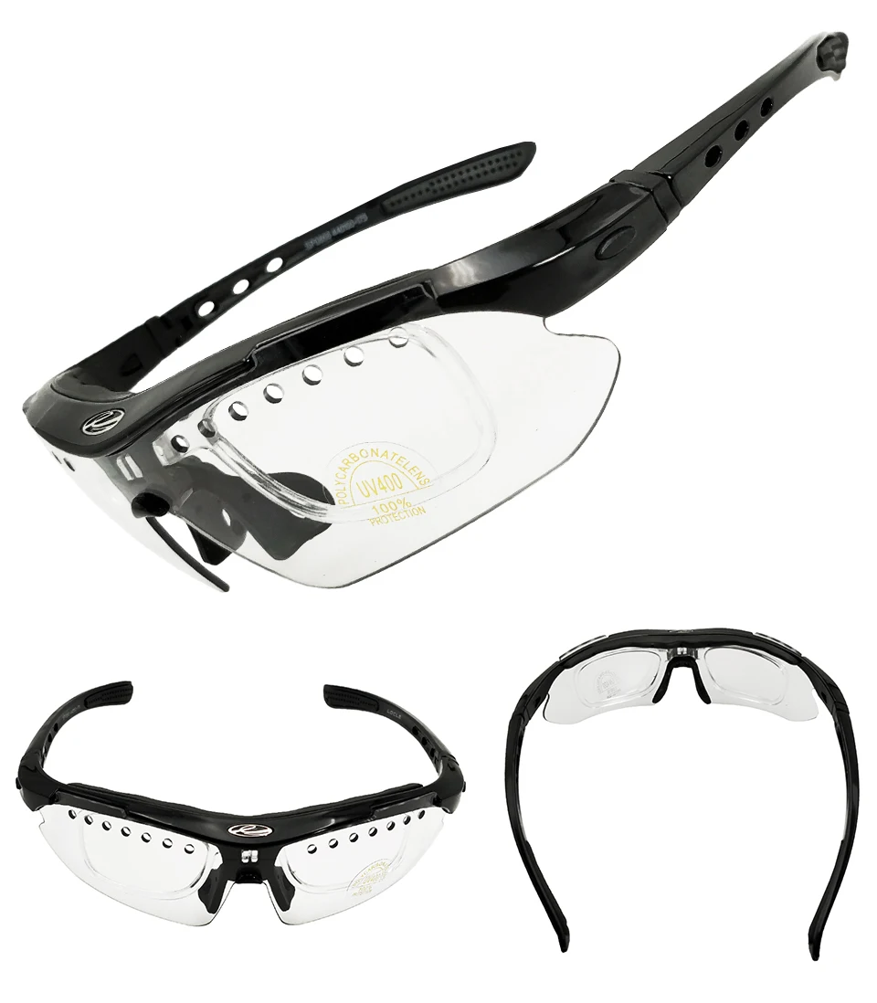 LOCLE Photochromic Cycling Bicycle Bike Glasses Outdoor Sports Bicycle Bike Sunglasses Goggles Bike Eyewear UV400 Gafas Ciclismo