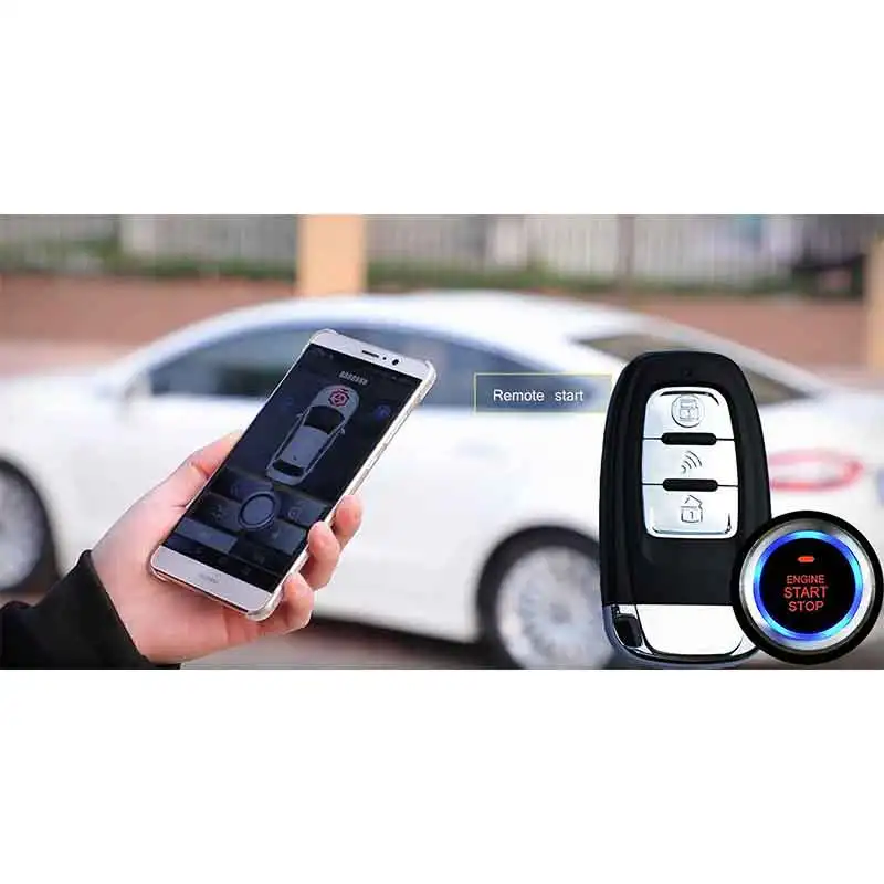 

Car alarm Remote start alarm system Keyless entry system Offline Offline Central locking Start stop button alarma auto starline