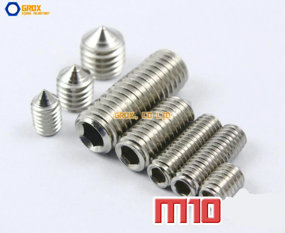 10 PCS 304 Stainless Hexagon Socket M3X5 Set Screw for pulley wheel coupler 10 PCS 304 Stainless Hexagon Socket M3X5 Set Screw for pulley wheel coupler