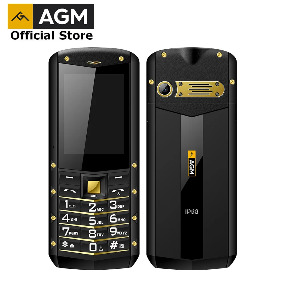  Support RU Language AGM M2 2 4 Rugged Phone Dual SIM Rear 0 3MP Outdoor