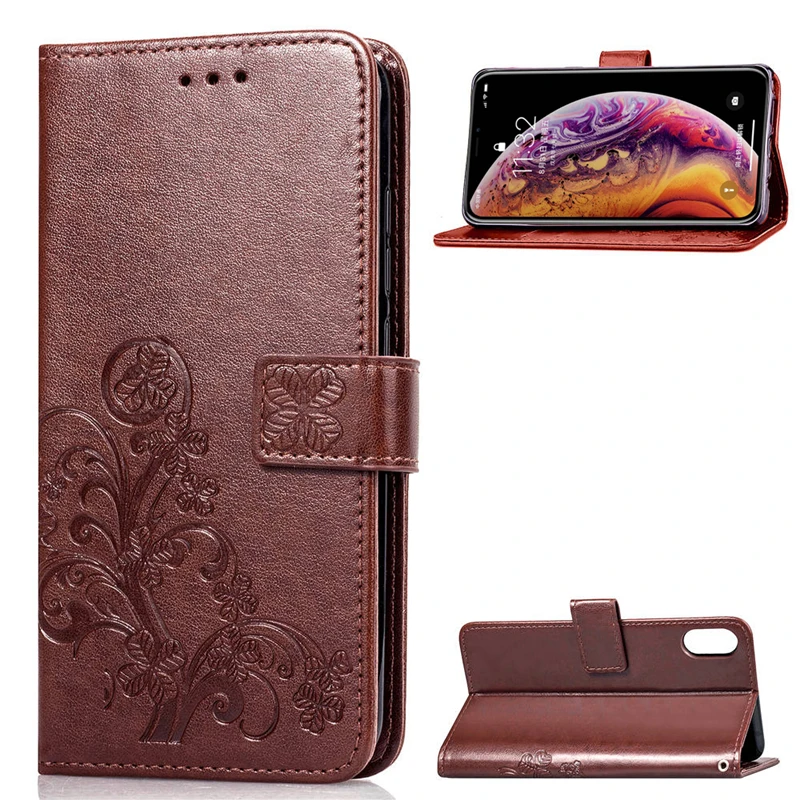 sFor iPhone XR Case Lucky Leather Flip Wallet Phone Case