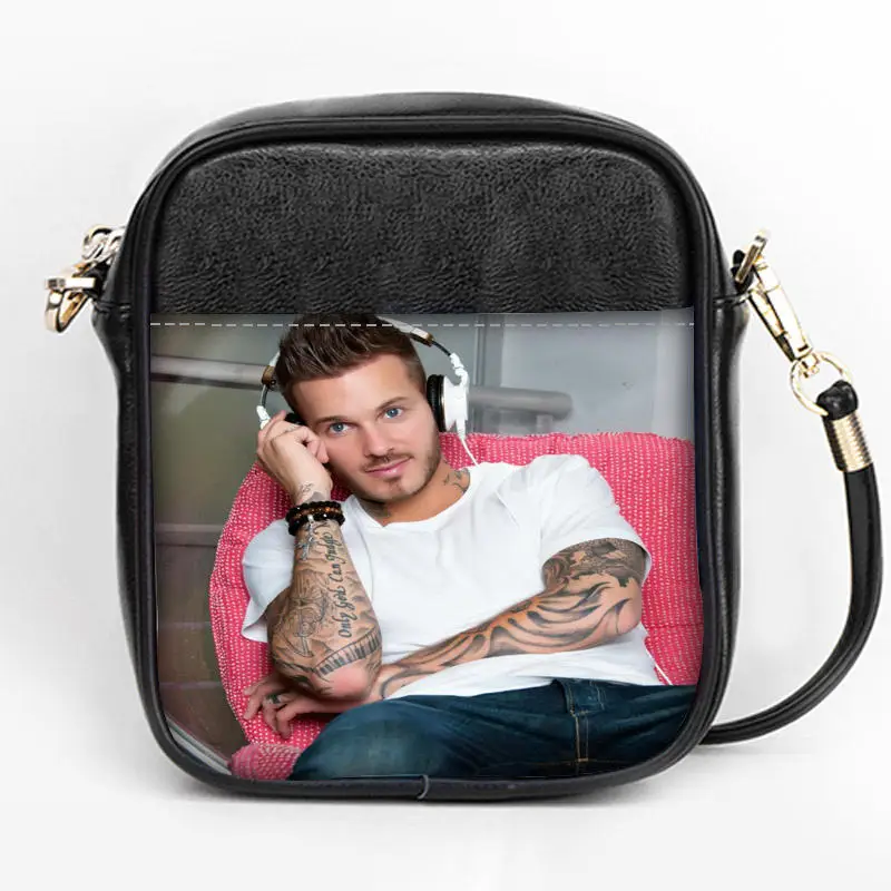 Новая мода М. Pokora Sling Bag пользовательские Для женщин Слинг сумки на ремне кожа мини девушки Tote вечерние сумка DIY Sling Bag - Цвет: 11