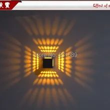 3 Вт AC85-265V алюминиевый светильник светодиодный светильник настенный светильник коридор крыльцо Светильник фойе поглощающий купольный светильник Теплый/Холодный белый/R/G/B/Y/P