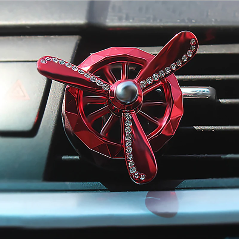 

Car Ornament Air Force Propeller Aroma Car Perfume Diffuser Auto Decoration Vents Outlet Fragrance Clip Solid Air Freshener